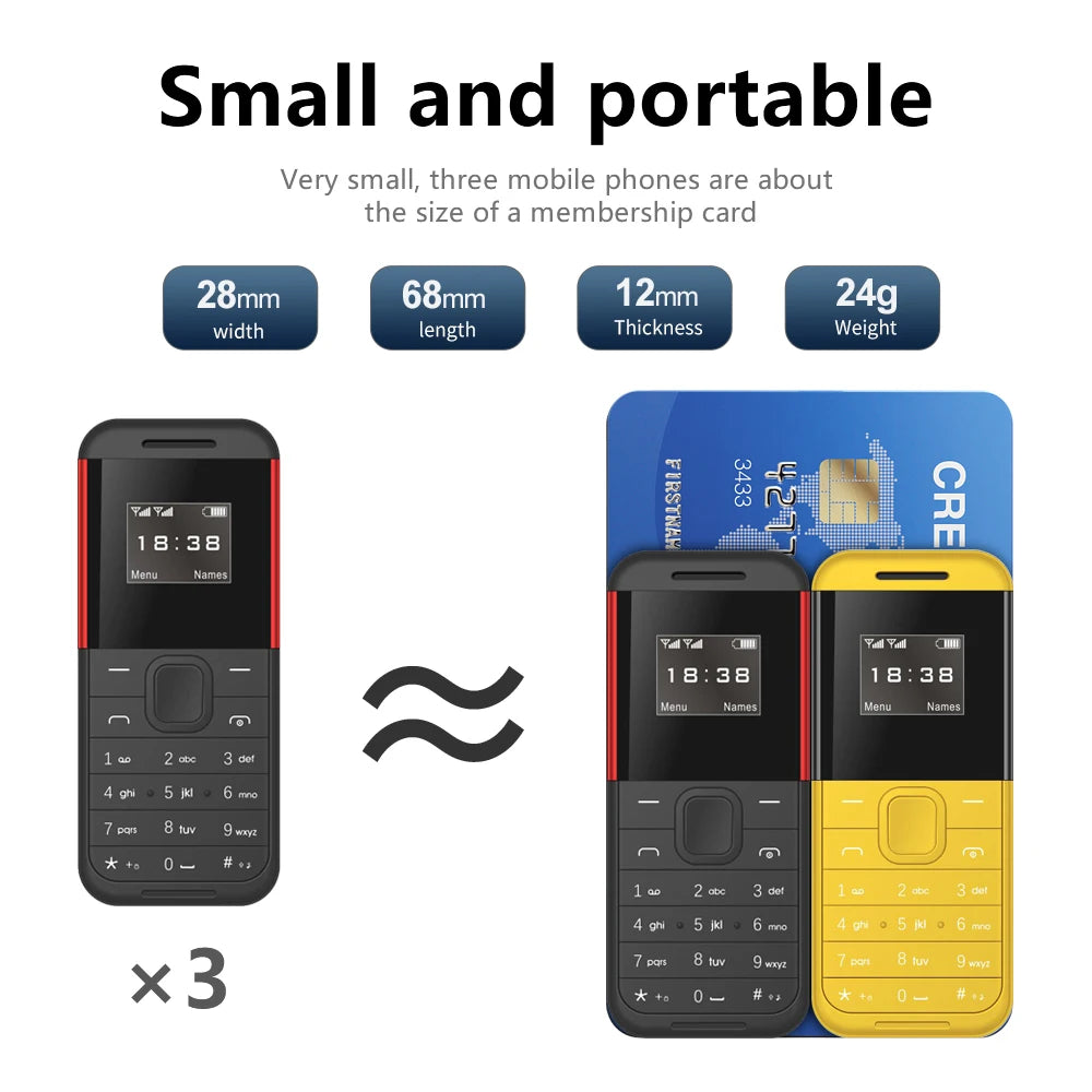 SERVO BM222 Mini Mobile Phone 2 SIM Bluetooth Dialer Magic Voice Auto Call Recorder Small Cellphone Bluetooth headset Super Mini