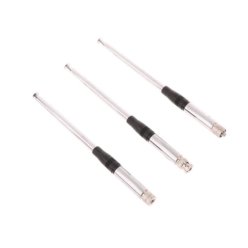 Walkie Talkie 27MHz CB Retractable High Gain Portable Radio Telescopic Antenna SMA-Female SMA-Male BNC Connectors