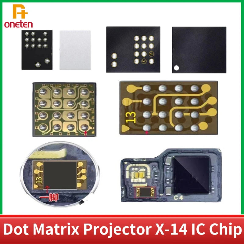 1PCS 5PCS 10PCS JC JCID Dot Matrix Chip Romeo2 Special 13 14 Chip For iPhone X-12PM Mini Universal Face ID IC Problem Repair