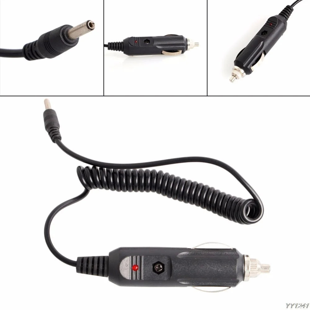 12V Car Charger DC Power Adapter Cigarette Lighter 1.5M Cable 3.5mm X 1.35mm Accessories Interior