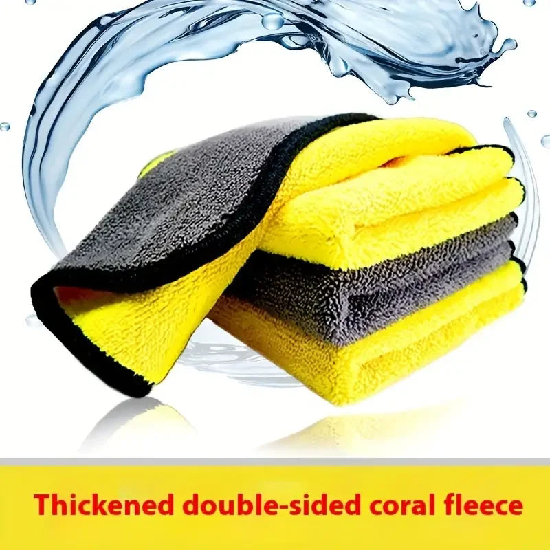 30X30cm Microfiber Twist Car Wash Towel Professional Car Cleaning Drying Cloth towels for Washing Polishing Waxing Detailing