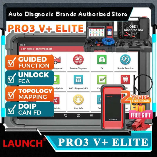 LAUNCH X431 PRO3 V+ ELITE 2024 New Car Diagnostic Tool Professional All System Scanner Auto Diagnosis Tools Same as PRO3S+ ELITE