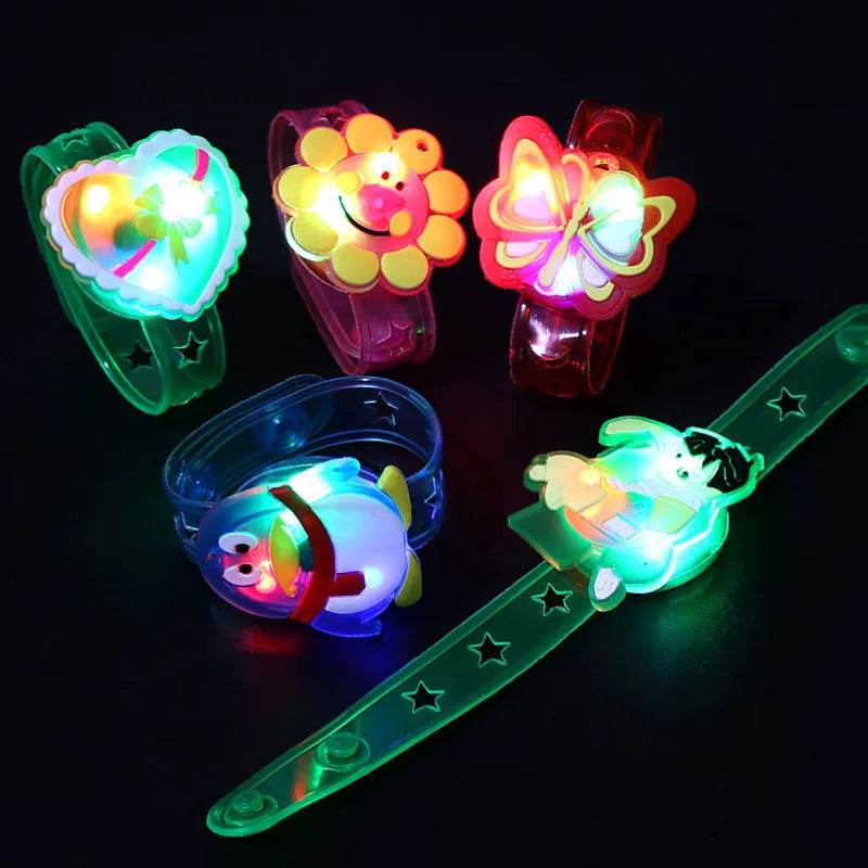 12pcs Light Up Their World with This Fun Cartoon Watch - The Perfect GiftFor Kids!