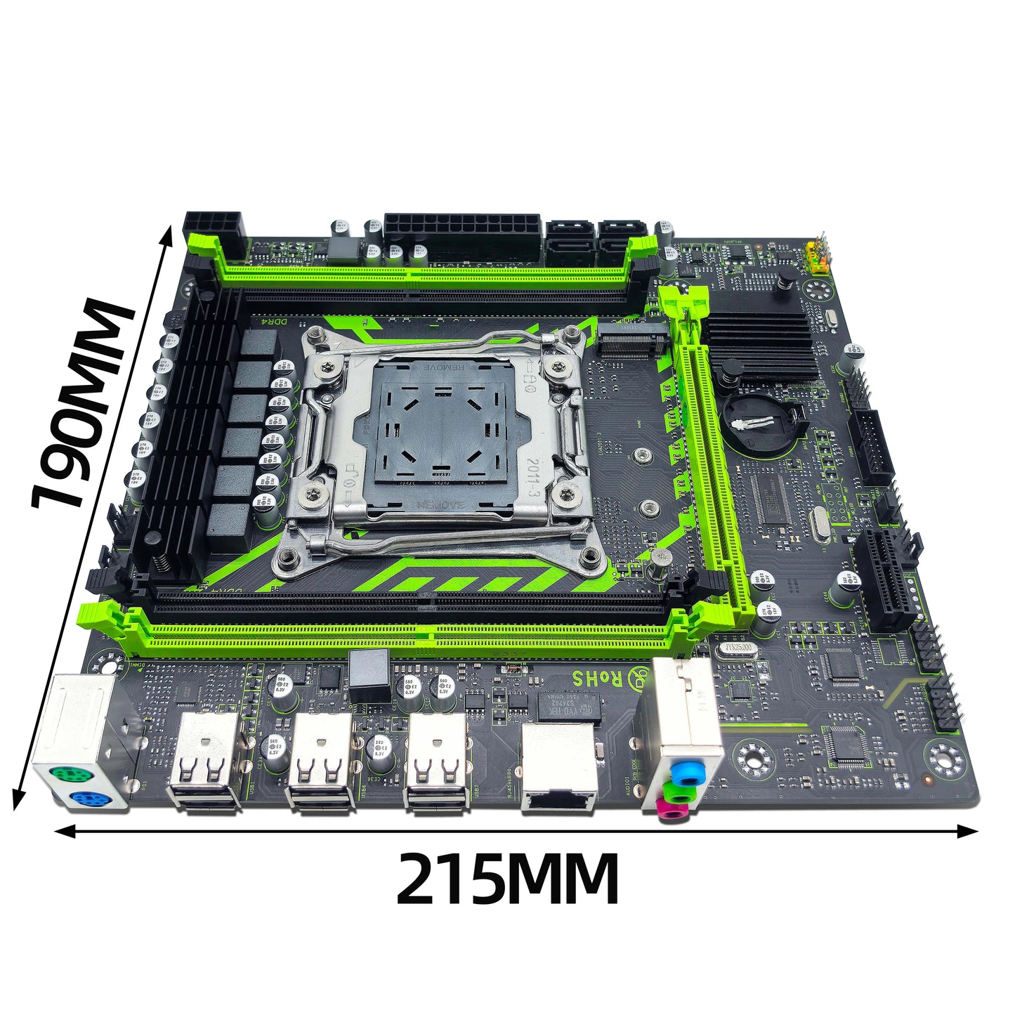 X99-8D4 ZSUS Motherboard Set Kit With LGA2011-3 Xeon E5 2630 V4 CPU DDR4 16GB (1*16GB) 2133MHZ RAM Memory NVME M.2 SATA