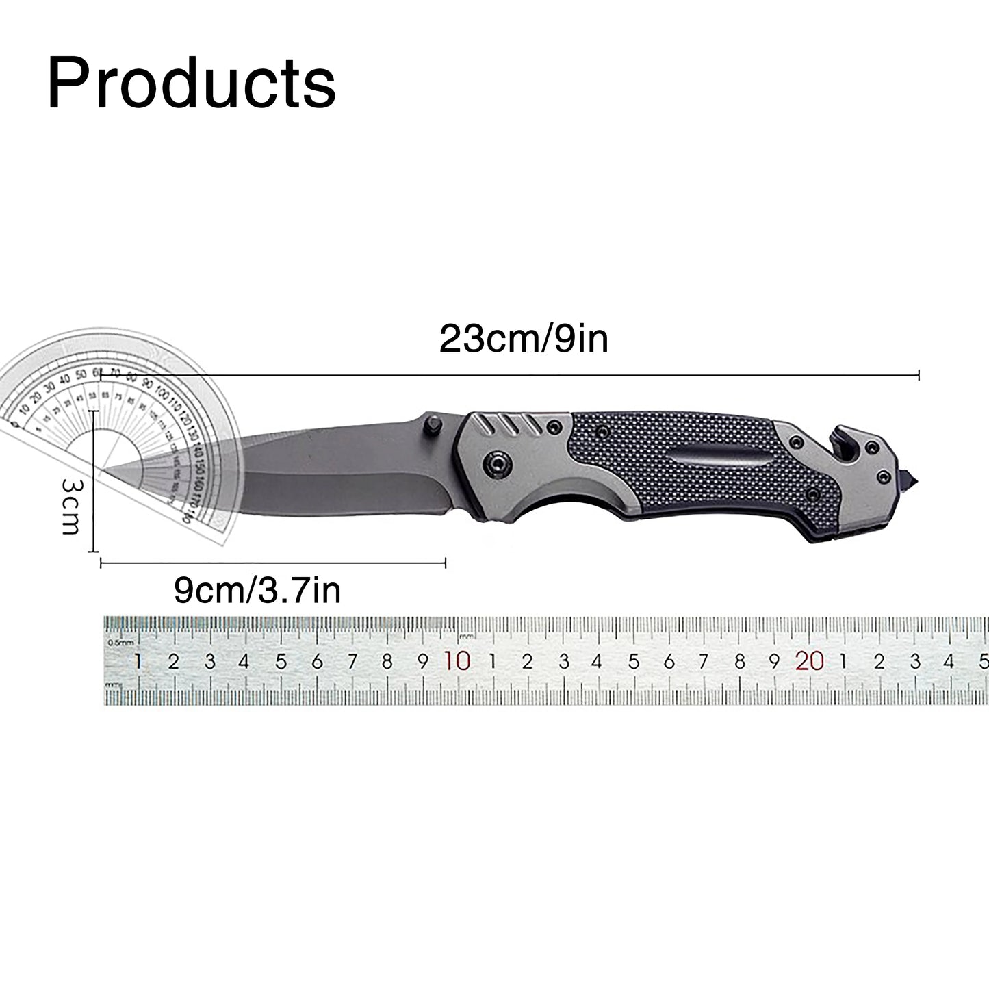 Convenient Sharp Survival Knife Multi Functional Folding Knife Outdoor Camping Hiking Wilderness Survival Knife Fishing Knife