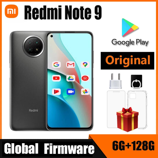 Global ROM Xiaomi Redmi Note 9 5G Cellphone ,Smartphone 18W Wired Charging  Dual SIM