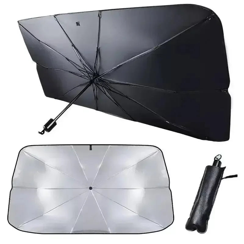 1PCS Car's Front Windshield Sunshade Front Window UV Protection Cover Summer Car Outdoor Sunshade Accessories