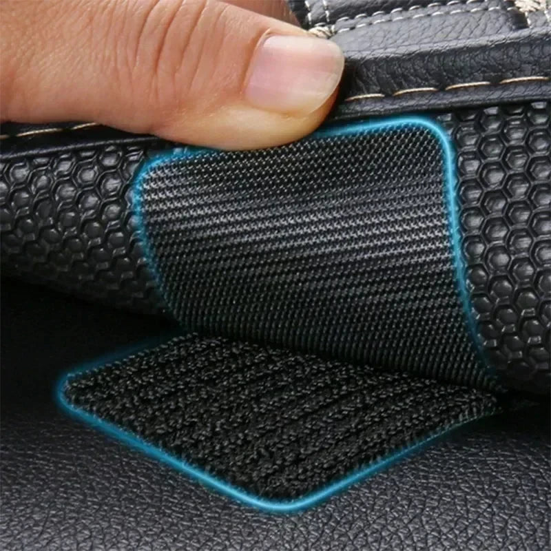 20/40/100pcsCarpet Fixing Stickers Double Faced High Adhesive Car Carpet Fixed Patches Home Floor Foot Mats Anti Skid Grip Tapes